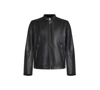 BOSS Cazadora de piel granulada con detalles de logo - StyleH-Mansell5, 50564586 Negro 52