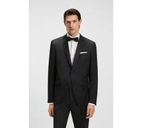 BOSS Chaqueta de esmoquin slim fit en sarga de lana virgen - StyleH-Huge-Tux-N-B1, 50469191 Negro 46