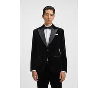 BOSS Chaqueta de esmoquin slim fit en terciopelo de algodón - StyleH-Hutson-Tux-254, 50551552 Negro 98
