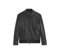 BOSS Chaqueta de piel con ilustración grabada a láser - StyleYuze_CNY, 50556506 Negro 58