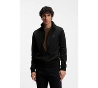 BOSS Chaqueta de punto de algodón con insignia de logo - StyleZestart, 50511709 Negro 6XL