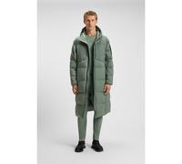 BOSS Chaqueta larga de plumón en tejido elástico repelente al agua - StyleOW_Riplite Coat HD, 50543972 Verde XL