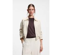 BOSS Chaqueta regular fit en tejido de crepé con cremallera - StyleJocalena, 50551922 Natural 36