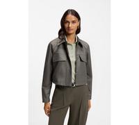 BOSS Chaqueta relaxed fit de denim de algodón - StyleJentra, 50573978 Gris 44