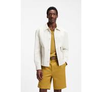 BOSS Chaqueta relaxed fit en algodón y lino - StyleC-Carper-Flap-263F, 50564909 Natural 46