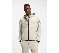 BOSS Chaqueta repelente al agua con bolsillo con cremallera en la manga - StyleJ_Urbanex Hybrid HD, 50541032 Beige claro XXL