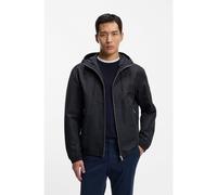 BOSS Chaqueta repelente al agua con capucha en popelín de microfibra - StyleH-Cireno4, 50544135 Azul oscuro 58