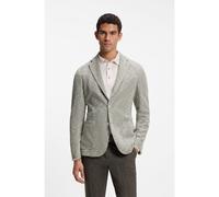 BOSS Chaqueta slim fit de algodón estampado - StyleC-Hanry-J-263, 50567528 Verde estampado 58