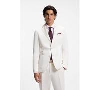 BOSS Chaqueta slim fit en paño microestampado - StyleC-Hanry-263, 50567555 Blanco 50