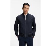 BOSS Chaqueta slim fit en tejido elástico con microestampado - StyleP-Hanry-BMB-WG-263F, 50564462 Azul oscuro 106