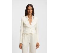 BOSS Chaquetilla slim fit con un diseño sin cuello - StyleJamaisa, 50490043 Blanco 38