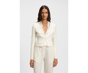 BOSS Chaquetilla slim fit con un diseño sin cuello - StyleJamaisa, 50490043 Blanco 44