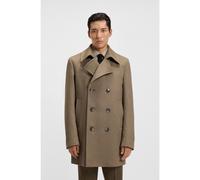 BOSS Chaquetón marinero slim fit de lana y cashmere - StyleH-Hyde-Pcoat-254, 50551081 Marrón claro 102