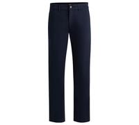 Boss Chino-Regular-1 Trousers_Flat, Azul Oscuro, 40W / 34L Hombres