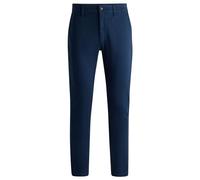 BOSS Chinos tapered fit de raso de algodón elástico - StyleChino_tapered, 50510917 Azul oscuro 33/32