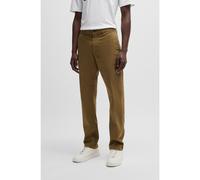 BOSS Chinos regular fit de raso de algodón elástico - StyleChino-Regular-1, 50534378 Caqui 38/32