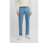 BOSS Chinos regular fit de raso de algodón elástico - StyleChino-Regular-1, 50534378 Celeste 35/34