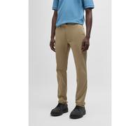 BOSS Chinos slim fit de raso de algodón elástico - StyleChino_slim, 50510933 Beige 33/30