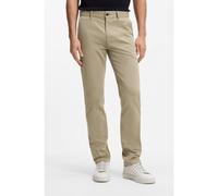 BOSS Chinos slim fit de raso de algodón elástico - StyleChino_slim, 50510933 Beige 33/34
