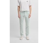 BOSS Chinos slim fit de raso de algodón elástico - StyleChino_slim, 50510933 Blanco 38/34