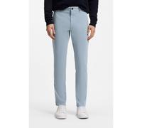 BOSS Chinos slim fit de raso de algodón elástico - StyleChino_slim, 50510933 Celeste 29/32