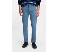 BOSS Chinos slim fit de raso de algodón elástico - StyleChino_slim, 50510933 Celeste 33/32