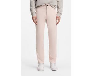 BOSS Chinos slim fit de raso de algodón elástico - StyleChino_slim, 50510933 Rosa claro 31/34