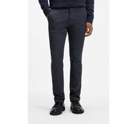 BOSS Chinos slim fit de sarga de algodón mouliné - StyleChino-Slim-2, 50569308 Azul oscuro 29/34