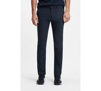 BOSS Chinos slim fit en sarga elástica - StyleChino-Slim-2, 50559149 Azul oscuro 32/32