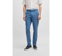 BOSS Chinos slim fit en tejido de gabardina de algodón elástico - StyleKaito1, 50487966 Celeste 46