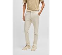 BOSS Chinos slim fit en tejido de gabardina de algodón elástico - StyleKaito1, 50487966 Natural 52