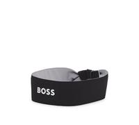 BOSS Cinta deportiva para la cabeza en sarga elástica con logo estampado - StyleGyanluc, 50545086 Negro pcs.