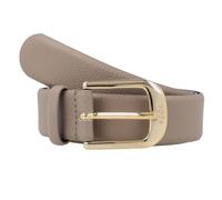 Boss Cinturón Anna de cuero 75 cm beige