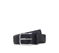 BOSS Cinturón business de piel con hebilla plateada pulida - StyleMadison-B1_VLSt_Sz35, 50558700 Azul oscuro 85