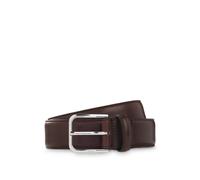 BOSS Cinturón business de piel con hebilla plateada pulida - StyleMadison-B1_VLSt_Sz35, 50558700 Marrón oscuro 110