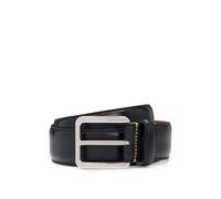 BOSS Cinturón Business de piel italiana con hebilla de latón - StyleLars-St_Sz35, 50522757 Negro 105