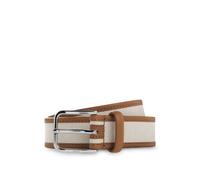 BOSS Cinturón con hebilla en piel y lona - StyleMadison-B1_Canv_Sz35, 50563950 Beige claro 110