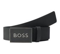 Boss Cinturón de cuero Icon 100 cm gris