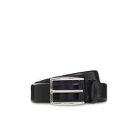 BOSS Cinturón de piel con hebilla de aguja plateada - StyleDron_Sz30, 50572906 Negro 80