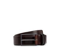 BOSS Cinturón de piel de curtido vegetal con herrajes de metal pesado - StyleCarmello, 50239979 Marrón oscuro 120