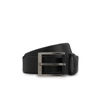 BOSS Cinturón de piel granulada fabricado en Italia - StyleElloy-Gr_Sz35, 50553210 Negro 105