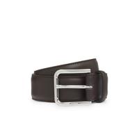BOSS Cinturón de piel hecho en Italia con hebilla con logo - StyleNavya-St_Sz35, 50553388 Marrón oscuro 110