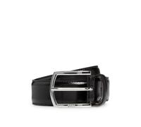 BOSS Cinturón de piel italiana con hebilla angulosa - StyleClaus-Tx-St_Sz35, 50529626 Marrón oscuro 80