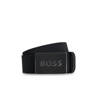 Boss Cinturón de cuero Icon 90 cm gris