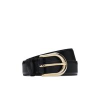 BOSS Cinturón de piel italiana con hebilla dorada - StyleCarol-St-G_Sz30, 50536887 Negro 90