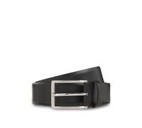 BOSS Cinturón de piel italiana con hebilla en tono gunmetal con logo grabado - StyleErman-G-Box_Sz35, 50531358 Negro 95