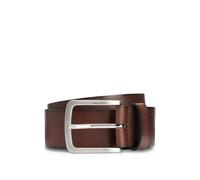 BOSS Cinturón de piel italiana con hebilla grabada con logo - StyleJor-V_Sz40, 50471321 Marrón oscuro 110