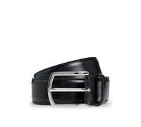 BOSS Cinturón de piel italiana con hebilla pulida con logo - StyleClaus-Tx-St_Sz35, 50529626 Negro 95