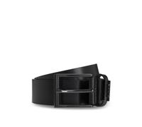 BOSS Cinturón de piel italiana con herrajes de bronce industrial cepillado - StyleCole-Ant_Sz35, 50491852 Negro 95