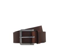 BOSS Cinturón de piel lisa con hebilla corredera con logo grabado - StyleJoris_Sz40, 50491889 Marrón oscuro 120